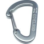Micro 0 Wiregate Accessory Carabiner 40 mm, Grey