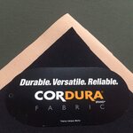 Cordura 330D with DWR, PU Coated 190 g/m², Black (3645)