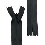 CONCEAL® 5CC Invisible Closed-End Zipper, 40 cm, Black, Natulon® (Recycled Polyester)