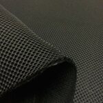 3D Padded mesh 3mm, Black (6614), 3 mm
