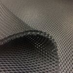 3D Spacer Mesh 6mm, Black (6608)