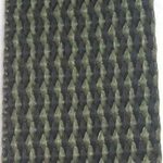 Webbing 25 mm PES, Black / Dark Green, NIR compliant (natural colors also when viewed through night vision devices)