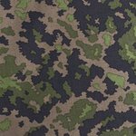Foxdura 500D, PU-pinnoitettu, vettähylkivyyskäsitelty (DWR) M05 Camo, M05 Metsäkuvio (8636), NIR yhteensopiva (luonnolliset värit myös valonvahvistimien läpi katsottuna)