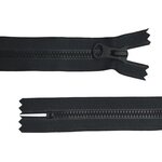 VISLON® Slim 5VH Flexible Closed-End Tooth Zipper, 18 cm, Black, Natulon® (Recycled Polyester)
