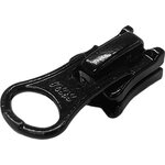 Autolock Bottom Slider for VISLON® 5VS Two-Way Separating Tooth Zipper, Black, YKK 5VS DAG8 E