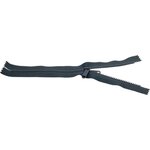 VISLON® 5VS valu-umpiketju leveällä nauhalla, vedin molemmilla puolilla, 28 cm, Musta, Natulon® (Recycled Polyester)