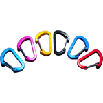 Minicarabiner 4 cm, Blue