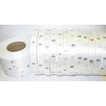 Size Labels, 54
