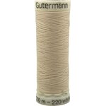 Guetermann #100 Polyester Thread 200 m, 802 - White Tinted to Beige