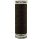 Guetermann #100 Polyester Thread 200 m, 696 - Dark Brown