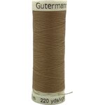 Guetermann #100 Polyester Thread 200 m, 199 - Light Brown Grey