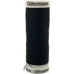 Guetermann #100 Polyester Thread 200 m, 000 - Black