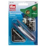 Snap Kit, 15mm Strong Snaps, Dark Brass, 10 pcs, Installation tool included, Prym 390199