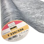 Iron-on Interfacing, Dark grey (5865), Vlieseline F220/326