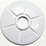 Glue On Flexible Base Snap, SNAD, Stud, Clear, White, 40 mm, Socket/Female