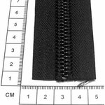 10C Coil Zipper Tape by the Meter, Black