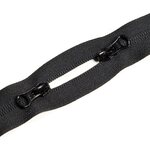 5C Pit-Zip, 65 cm, Black