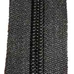 5C Coil Zipper Tape by the Meter, Black, ECO-DYE®
