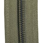 5C Coil Zipper Tape by the Meter, Olive Green, Natulon® (Recycled Polyester)