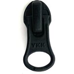 Reverse Autolock Slider for 5C Coil Zipper, Matt Black, YKK 5CN DA8BLHD X6