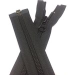5C Separating Coil Zipper, 72 cm, Black, ECO-DYE®