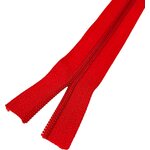 5C Coil Zipper Tape by the Meter, Red (820), Bargain batch: unused old stock
