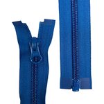 5C Separating Coil Zipper, 85 cm, Blue, Natulon® (Recycled Polyester)