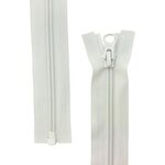 5C Separating Coil Zipper, 85 cm, White, Natulon® (Recycled Polyester)