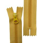 5C Closed-End Coil Zipper, 20 cm, Yellow, Natulon® (Recycled Polyester)