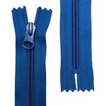 5C Closed-End Coil Zipper, 20 cm, Blue, Natulon® (Recycled Polyester)