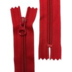 5C Closed-End Coil Zipper, 20 cm, Red, Natulon® (Recycled Polyester)