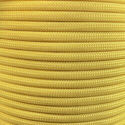 Paracord 550 Type III Nylon Cord, 38 colors, Pastel Lemon yellow (219)
