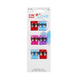 Fabric Clips, 12 small clips, Prym 610180