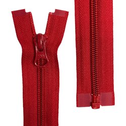 5C Closed-End Coil Zipper, 20 cm, Red, Natulon® (Recycled Polyester)