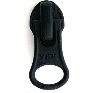 Reverse Autolock Slider for 5C Coil Zipper, Matt Black, YKK 5CN DA8BLHD X6