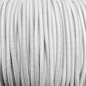 3 mm Stretch Cord, White
