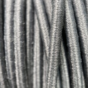 3 mm Stretch Cord, Dark grey