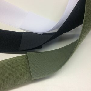 Sew-On Hook Or Loop Fastener 50 mm Tape, Loop Side, Black
