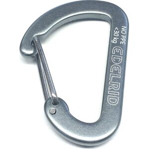 Micro 0 Wiregate Accessory Carabiner 40 mm, Grey