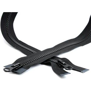 VISLON® 5VS Two-Way Separating Tooth Zipper, 66 cm, Black