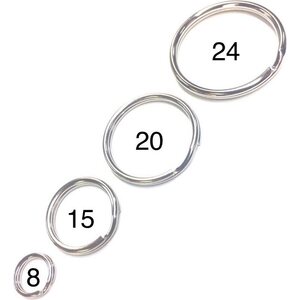 Metallic Keyring 8 mm
