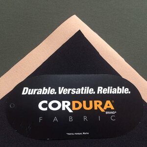 Cordura 330D with DWR, PU Coated 190 g/m², Black (3645)