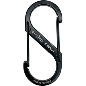 S-Biner Dual Carabiner Stainless Steel #2 – #3, Black, #2