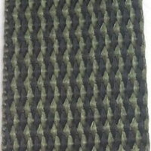Webbing 25 mm PES, Black / Dark Green, NIR compliant (natural colors also when viewed through night vision devices)