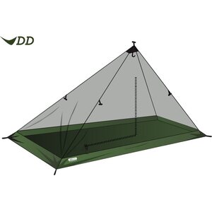 DD Hammocks SuperLight Solo Mesh Tent rankinen/verkkoteltta