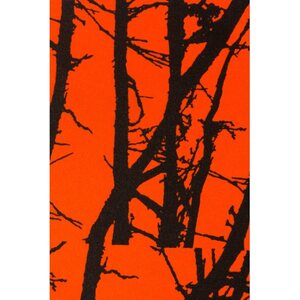 Tree Camo WPB 120 g/m², Visibility Orange / Black (7398)