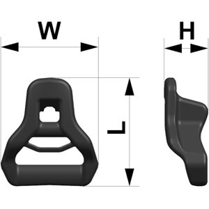 Woojin Plastics Lineloc Ladderlock for 1 to 1.5 mm cord