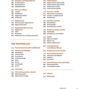 Vaellusvarusteet -kirja