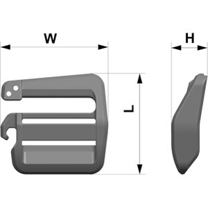 Woojin Plastics Quick Attach Tension Lock with Gate 20mm