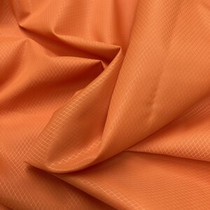 Diamond Ripstop 40D Nylon, 185cm wide, 54 g/m², Orange (8503)